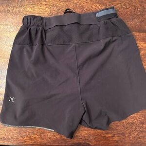 Mens XS Lululemon  black shorts 4 inch inseam